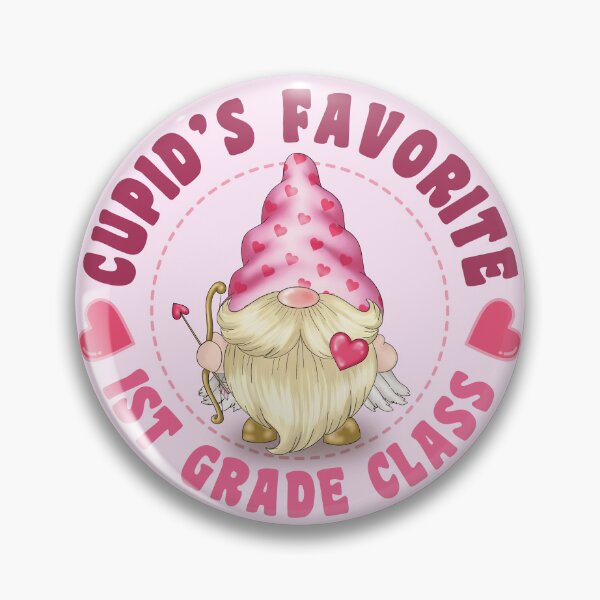 Item preview,  Cupid's Favorite  1st grade class (USA Spelling) - Pink gnome design for Valentines Day! designed and sold by TaraGbear.