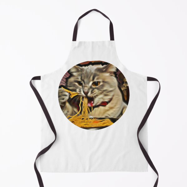 Item preview, Cat Eating Spaghetti designed and sold by rejebolla.