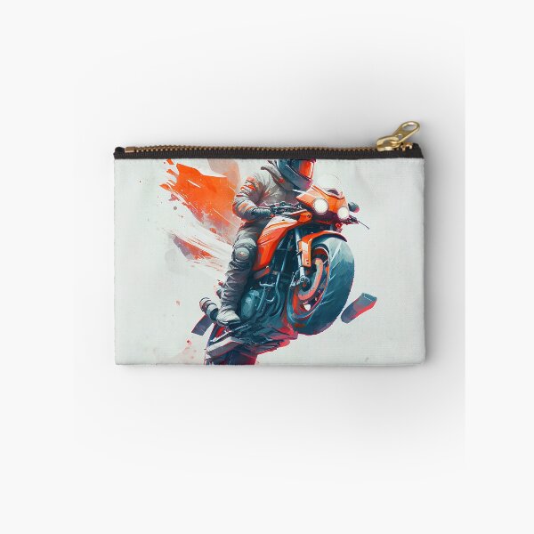 Item preview, Rider On Motorcycle Stylish Portrait  designed and sold by ByDigitalDream.