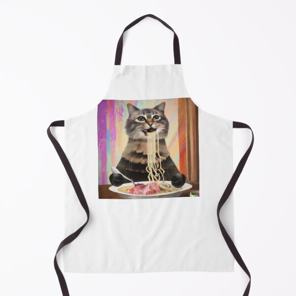 Item preview, Cat Eating Spaghetti designed and sold by rejebolla.