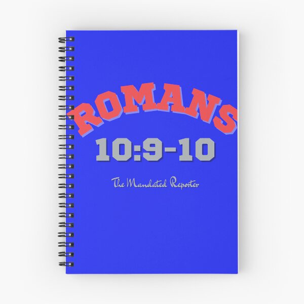 Item preview, Romans 10:9-10 - Electric Blue designed and sold by TheReporter1.