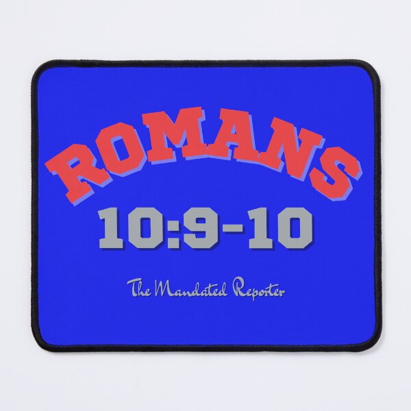 Item preview, Romans 10:9-10 - Electric Blue designed and sold by TheReporter1.