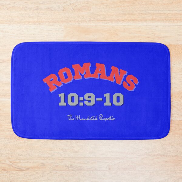 Item preview, Romans 10:9-10 - Electric Blue designed and sold by TheReporter1.