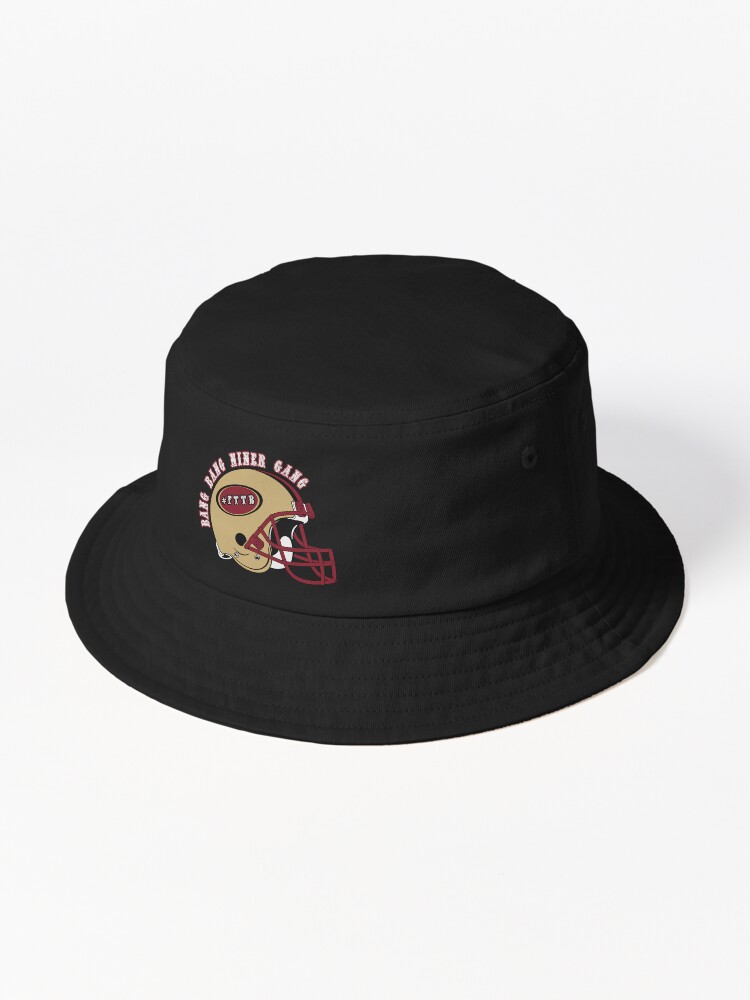 Black Bucket Hat w/ Large 49er Patch