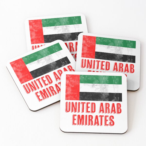 Item preview, Flag of United Arab Emirates "Grunge" look. designed and sold by KTSubz Faith & Fun Designs.