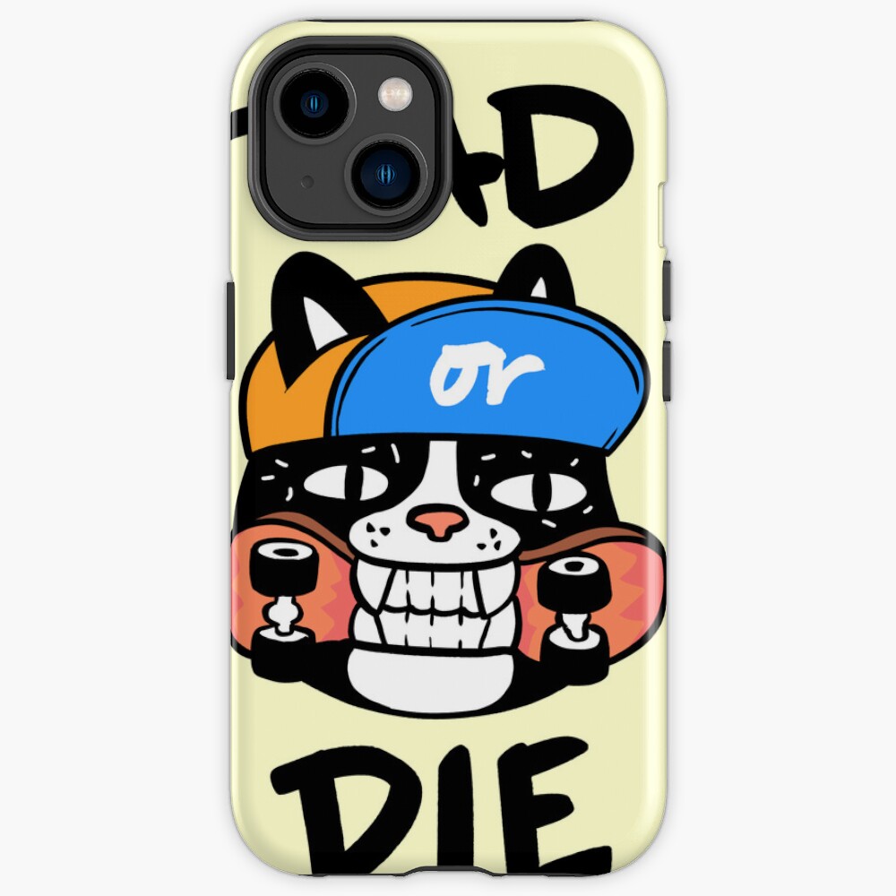 Cat Rad or Die iPhone Case
