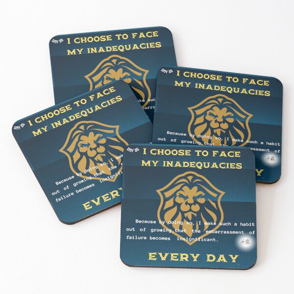 Item preview, Day 25 of the year: I choose to face my inadequacies every day designed and sold by BuddyBoots.