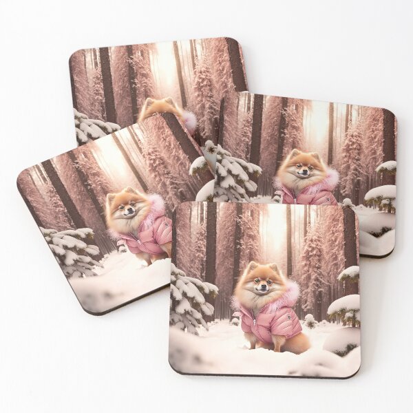 Item preview, Pomeranian Winter collection designed and sold by Arthoughts.