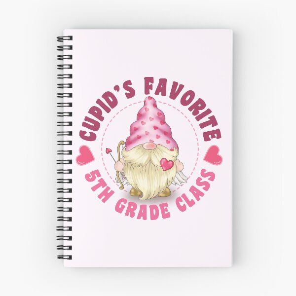 Item preview, Cupid's Favorite  5th grade  Class ( USA Spelling) - Pink gnome design for Valentines Day! designed and sold by TaraGbear.