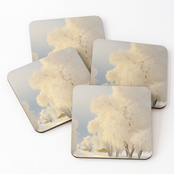 Item preview, White Winter Ways - A warm white and serene winter landscape designed and sold by UmagineArts.