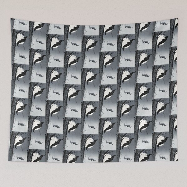 Item preview, Ohara Koson  Two bats at full moon designed and sold by TeeARTHY.