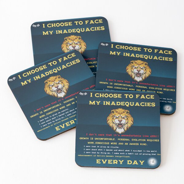 Item preview, Day 25 of the year: I choose to face my inadequacies every day. designed and sold by BuddyBoots.