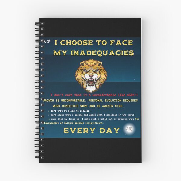 Item preview, Day 25 of the year: I choose to face my inadequacies every day. designed and sold by BuddyBoots.