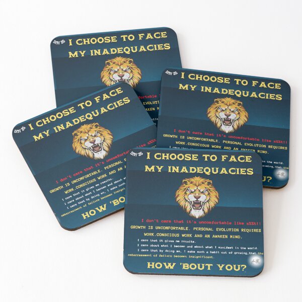 Item preview, Day 25 of the year: I choose to face my inadequacies every day. How 'bout you? designed and sold by BuddyBoots.