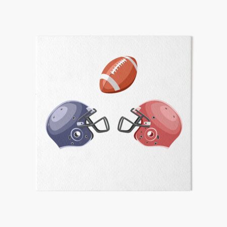 American football ball Art Board Print for Sale by Mashusha-art