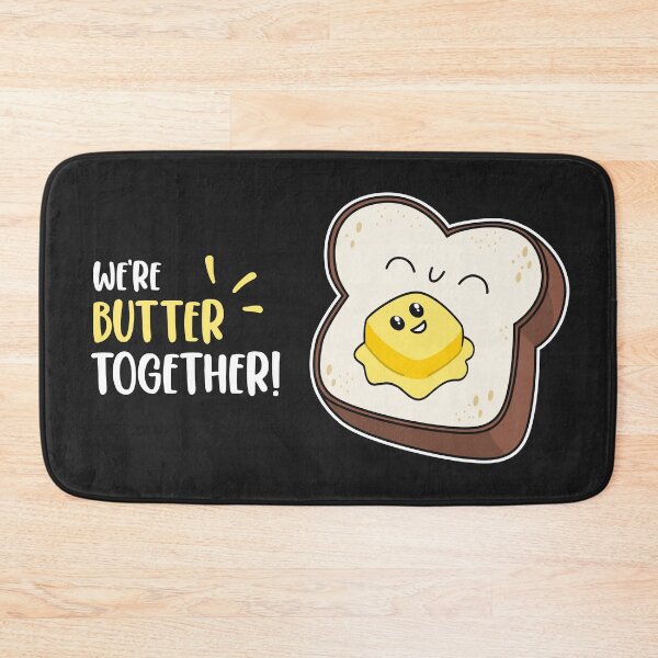 Item preview, We're Better Together We're Butter Together Kawaii Butter Cute designed and sold by MeowsAndMakes.