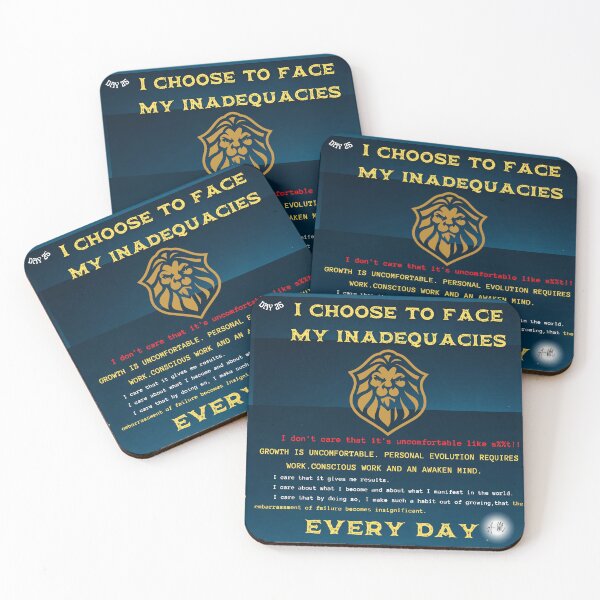 Item preview, Day 25 of the year: I choose to face my inadequacies every day.  designed and sold by BuddyBoots.