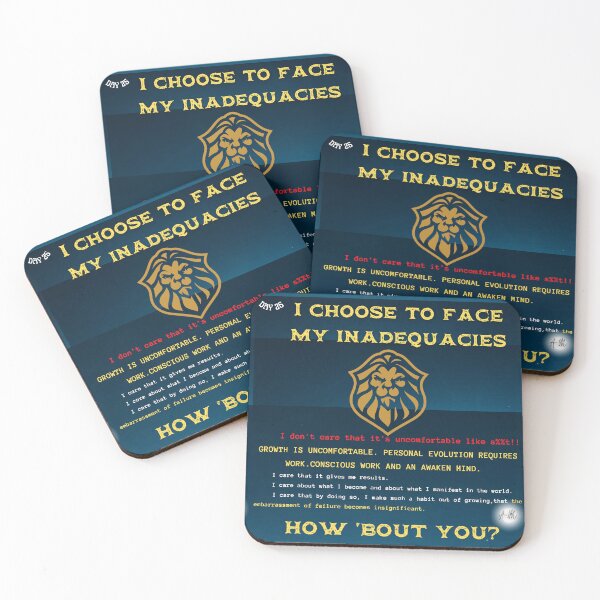Item preview,  Day 25 of the year: I choose to face my inadequacies every day. How 'bout you? designed and sold by BuddyBoots.