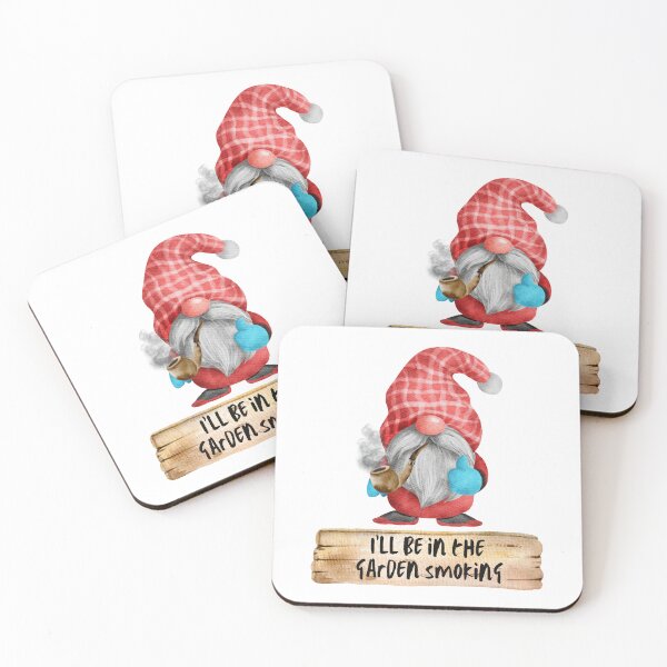 Item preview, The Smoking Gnome, I Will Be In the Garden designed and sold by It's On Backwards.