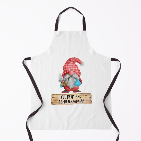 Item preview, The Smoking Gnome, I Will Be In the Garden designed and sold by It's On Backwards.