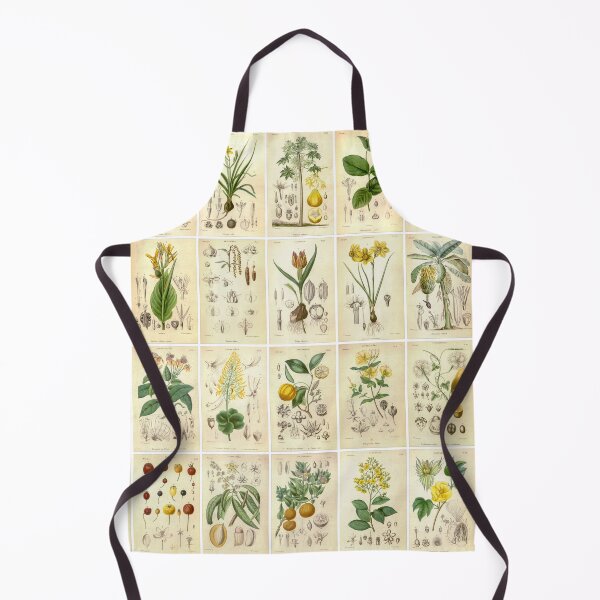 Item preview, Vintage Vegetable Drawings, Landscape, yellow, poster designed and sold by Michael Dietrich.