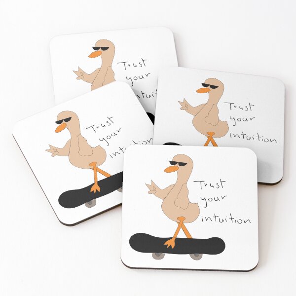 Item preview, trust your intuition duck designed and sold by aquanour.