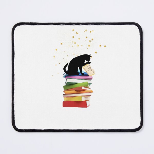 Item preview, Book Reading Cat designed and sold by spinningvisions.