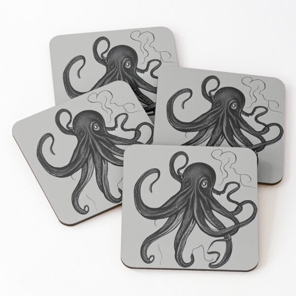 Item preview, One Eyed Octopus Sketched designed and sold by SquishStitches.