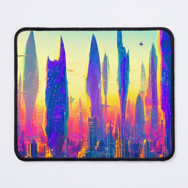 Item preview, Futuristic African City 5 designed and sold by mghtymvrk2040.