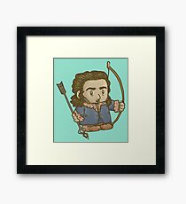 Bard the Tiny Dragon Slayer Framed Print