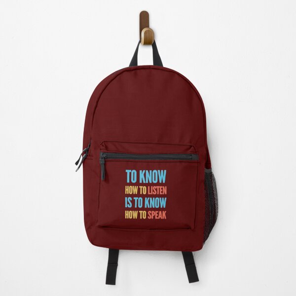 Item preview, To Know How to Listen Is To Know How To Speak designed and sold by Cuckoo Parrot.