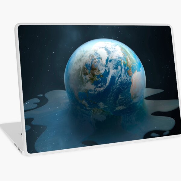 Melting Earth Laptop Skin