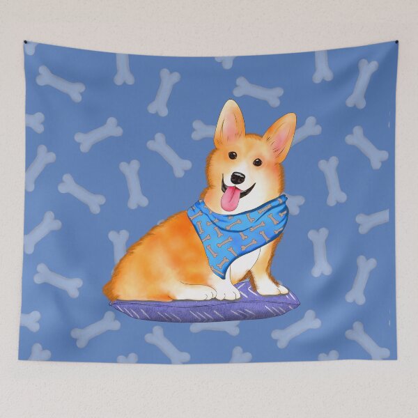 Item preview, Cute Pembroke Welsh Corgi Puppy Dog designed and sold by LaRoach Digital Arts.