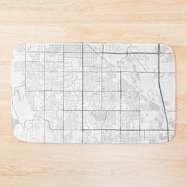 Item preview, Fort Collins Colorado Map designed and sold by Minimalist-Maps.