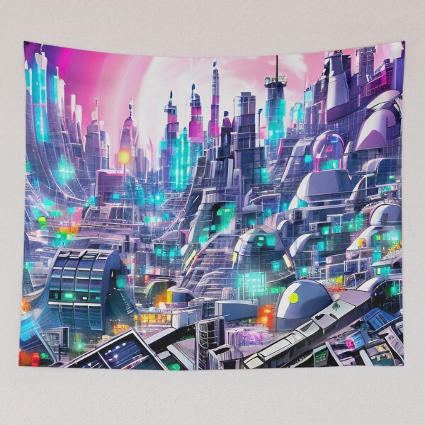 Item preview, Robotic Futuristic City designed and sold by mghtymvrk2040.