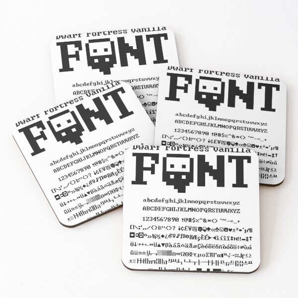 Item preview, Dwarf Fortress Vanilla Alphabet designed and sold by DreamerStore.