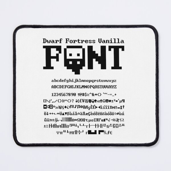 Aperçu de l'œuvre Dwarf Fortress Vanilla Alphabet créée et vendue par DreamerStore.
