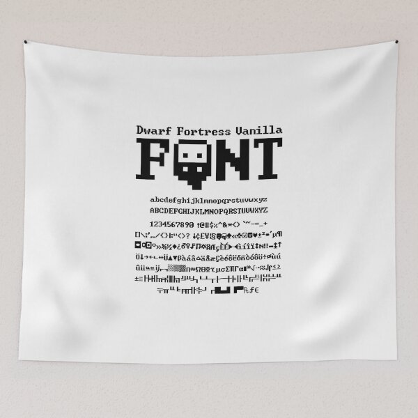 Item preview, Dwarf Fortress Vanilla Alphabet designed and sold by DreamerStore.