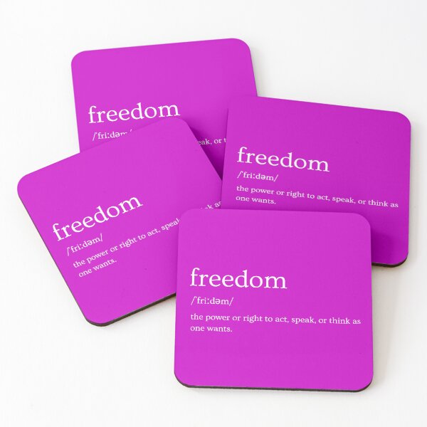 Item preview, Freedom - The state of not being imprisoned or enslaved designed and sold by VoiceOfTheHeart.