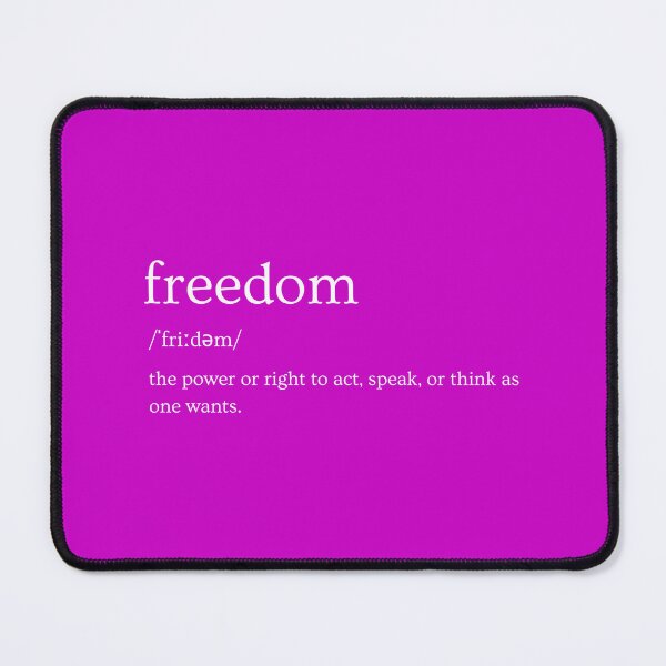 Item preview, Freedom - The state of not being imprisoned or enslaved designed and sold by VoiceOfTheHeart.