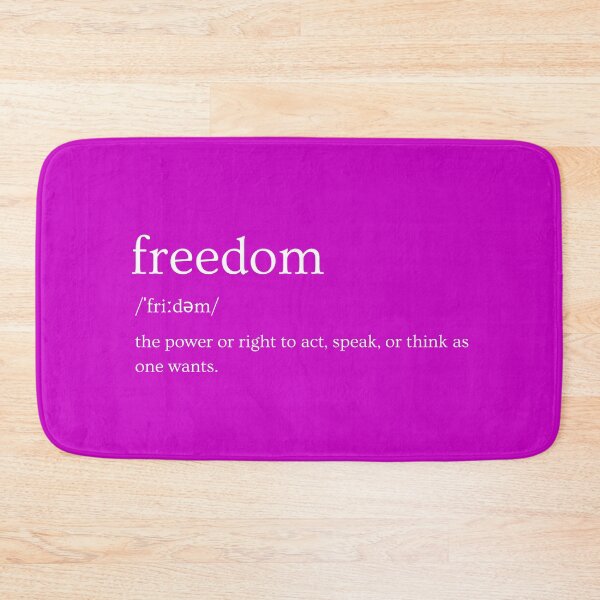 Item preview, Freedom - The state of not being imprisoned or enslaved designed and sold by VoiceOfTheHeart.
