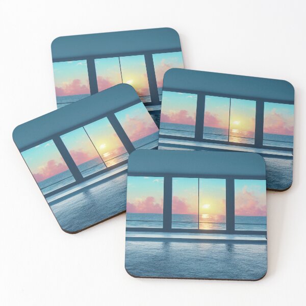 Item preview, Ocean Bedroom at Sunset designed and sold by bryanchvzz.