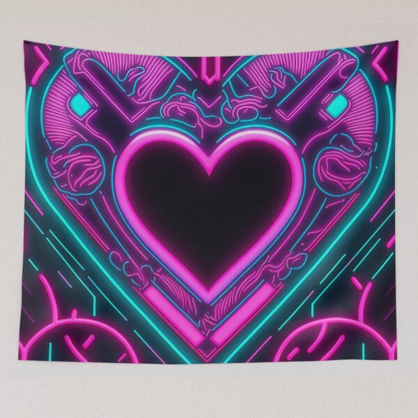 Item preview, Cyberpunk Valentine designed and sold by ArtMadeByAI.
