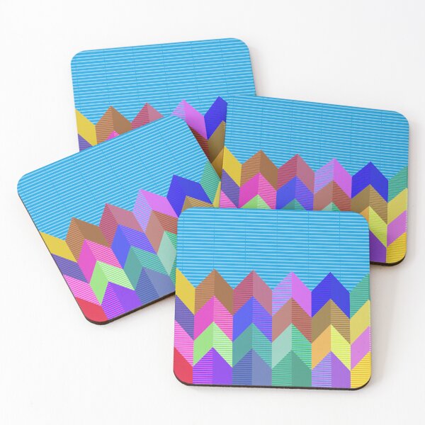 Item preview, 3d Vertical Colorful Chevron Pattern designed and sold by Anna Lemos.