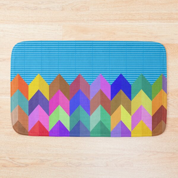 Item preview, 3d Vertical Colorful Chevron Pattern designed and sold by Anna Lemos.
