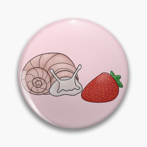 Item preview, snail with strawberry designed and sold by scrunkius.