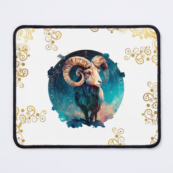 Item preview, ARIES ZODIAC SIGN ON BLACK AND WITHOUT FONT designed and sold by ORIGENcreate.