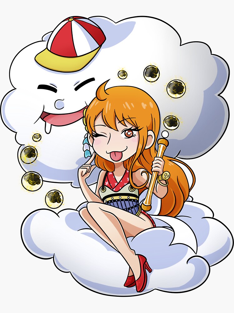 nami and zeus (one piece and 1 more)