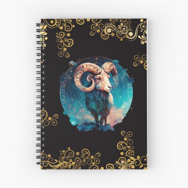 Item preview, ARIES ZODIAC SIGN ON BLACK AND WITHOUT FONT designed and sold by ORIGENcreate.