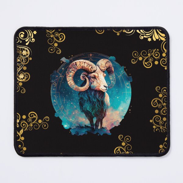 Item preview, ARIES ZODIAC SIGN ON BLACK AND WITHOUT FONT designed and sold by ORIGENcreate.